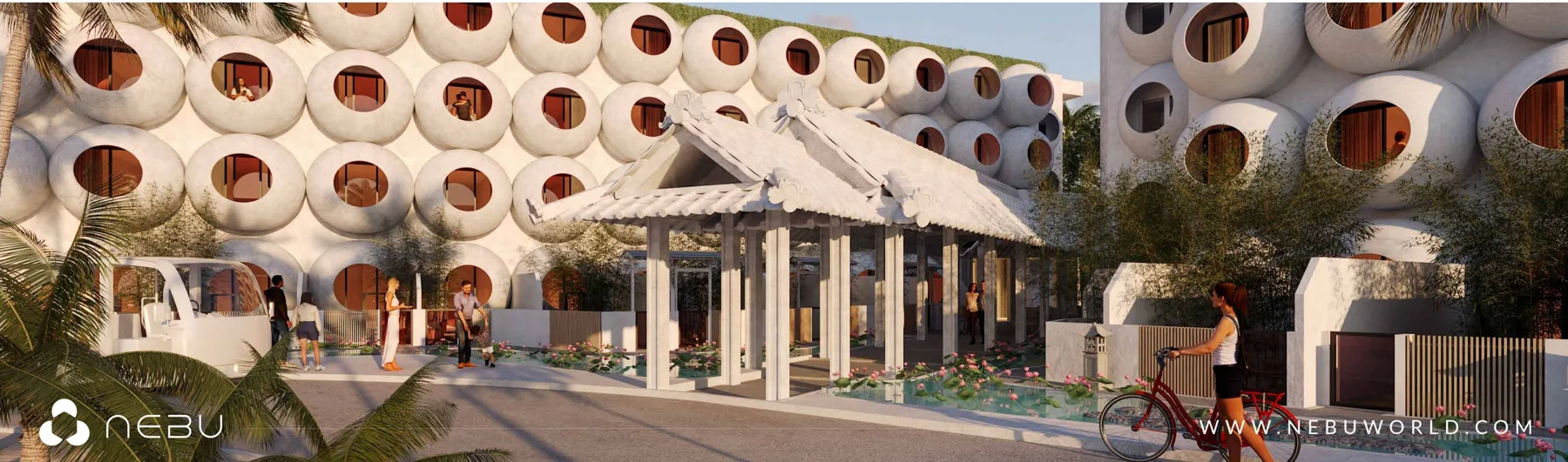 NEBU Resort Residences 度假村中庭建築