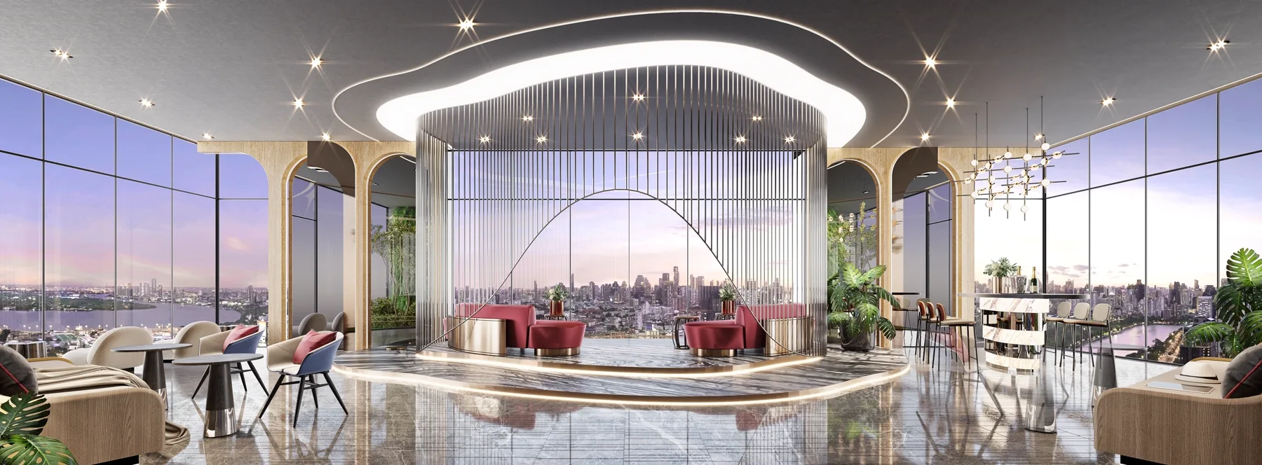 Life Rama 4 – Asoke Circular Lounge 環形交誼廳