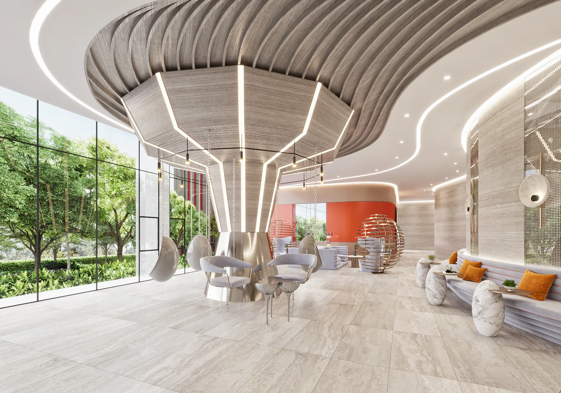 Aspire Sukhumvit – Rama 4 The Aspire Common 交誼大廳