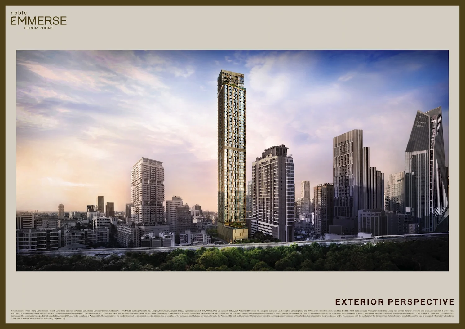 Noble Emmerse Phrom Phong 外觀透視