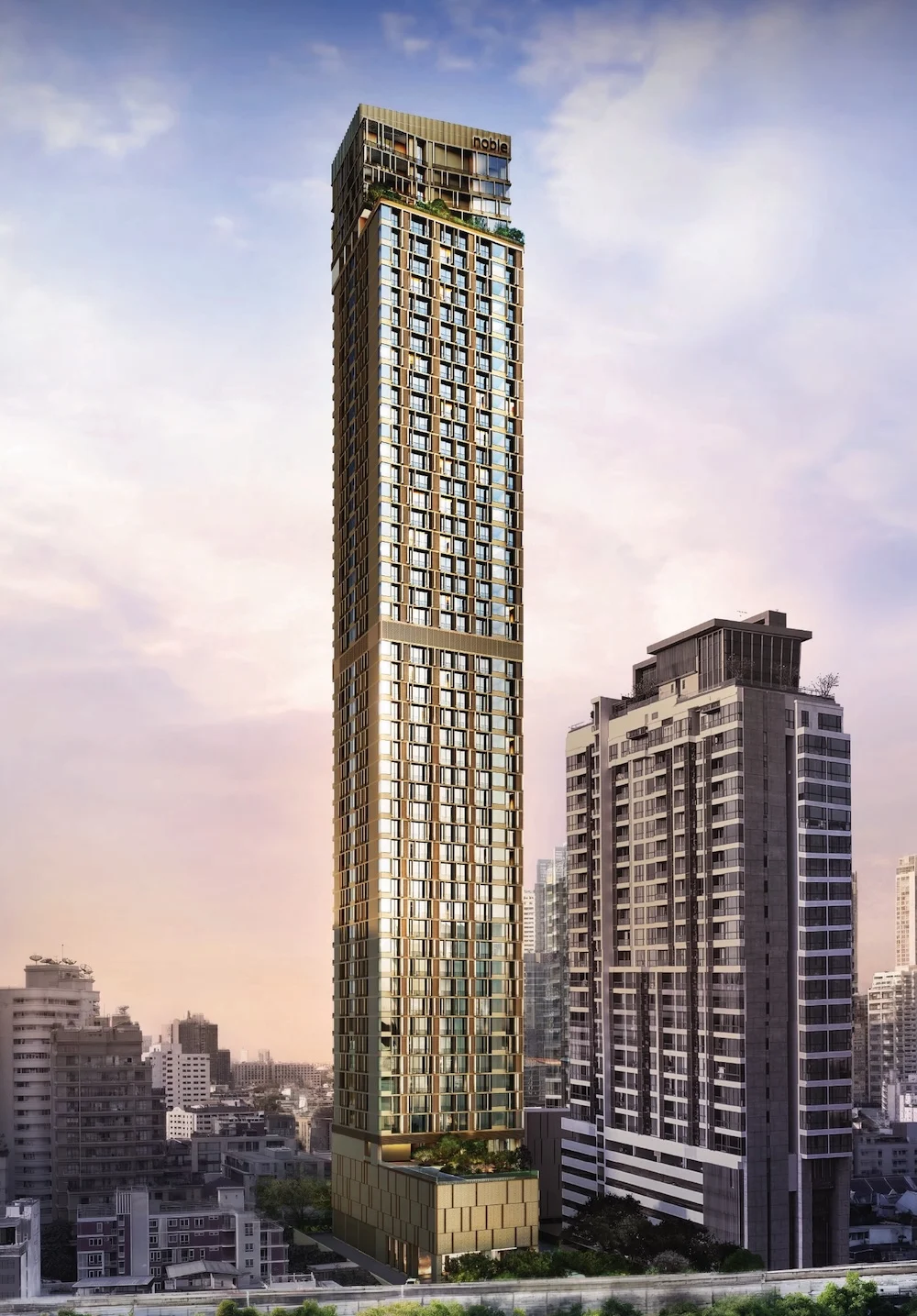 Noble Emmerse Phrom Phong 55 層奢華地標建築外觀