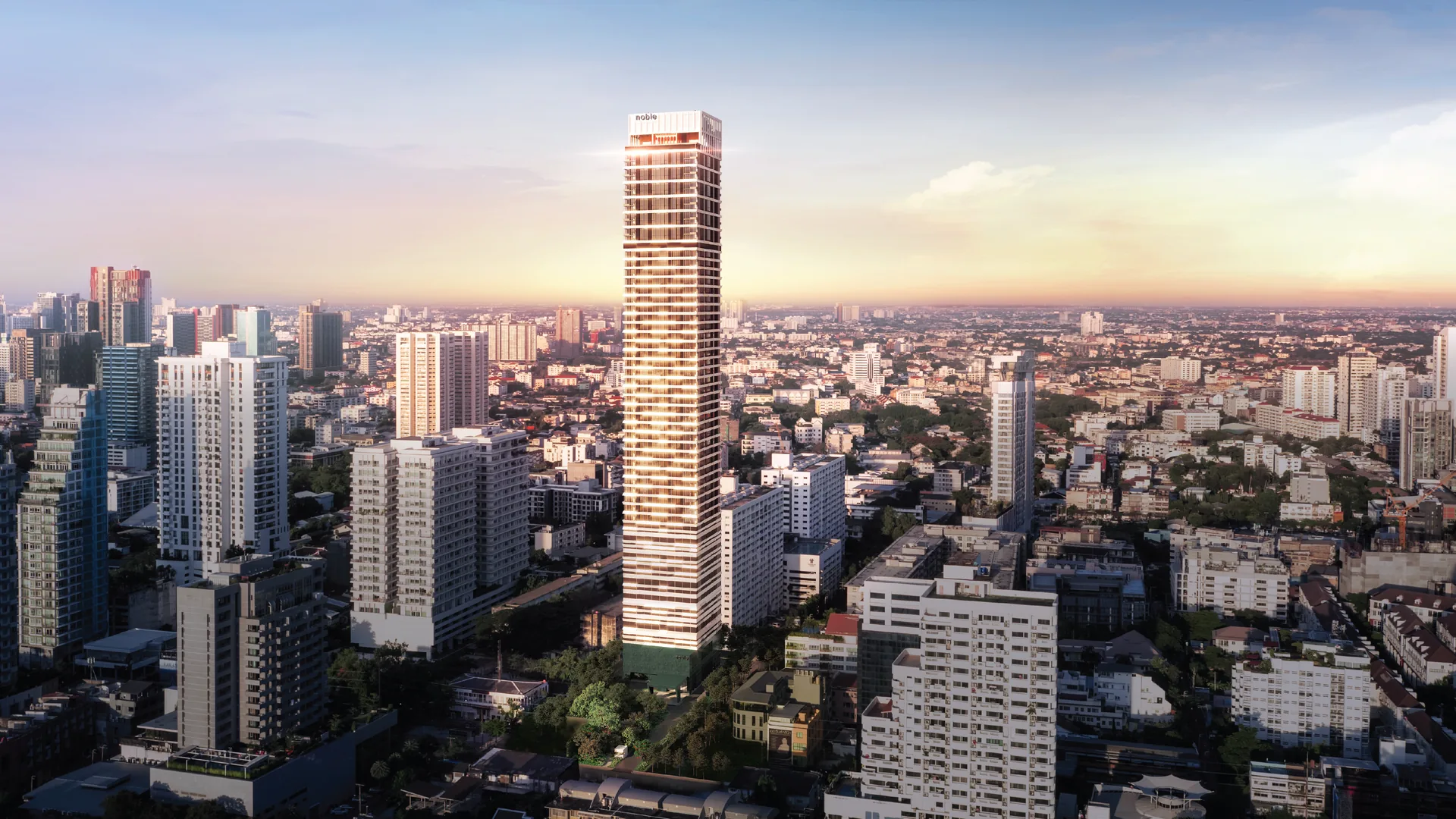 Noble Form Thonglor 46 層地標建築外觀