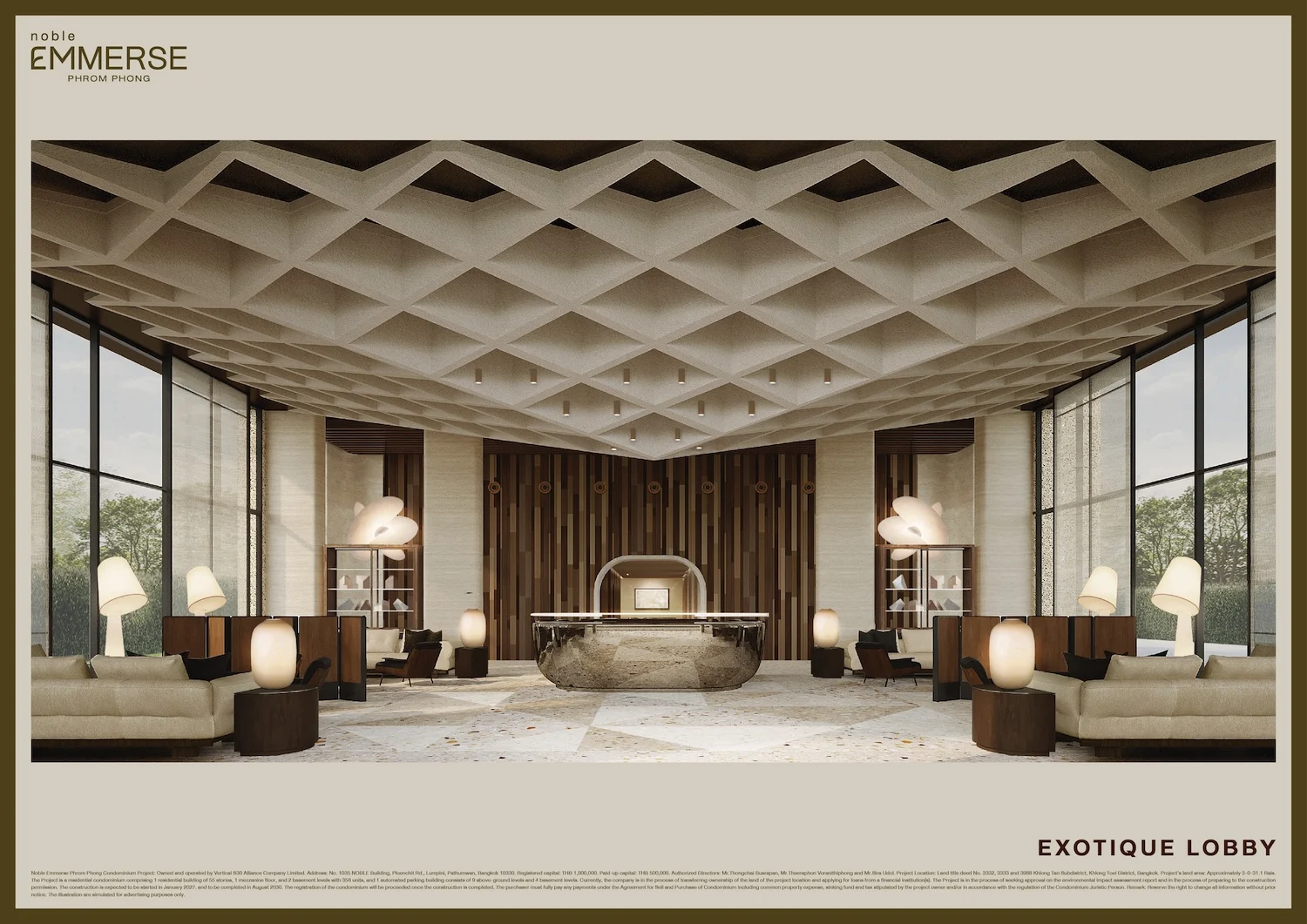 Noble Emmerse Phrom Phong Exotique Lobby 迎賓大廳